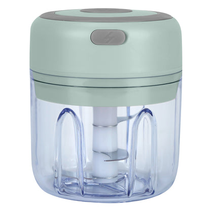 Mini Electric Garlic Chopper 8.45OZ Cordless Garlic Mincer Food Chopper Rechargeable Food Blender Chili Nut Onion Pepper Meat Ginger Food