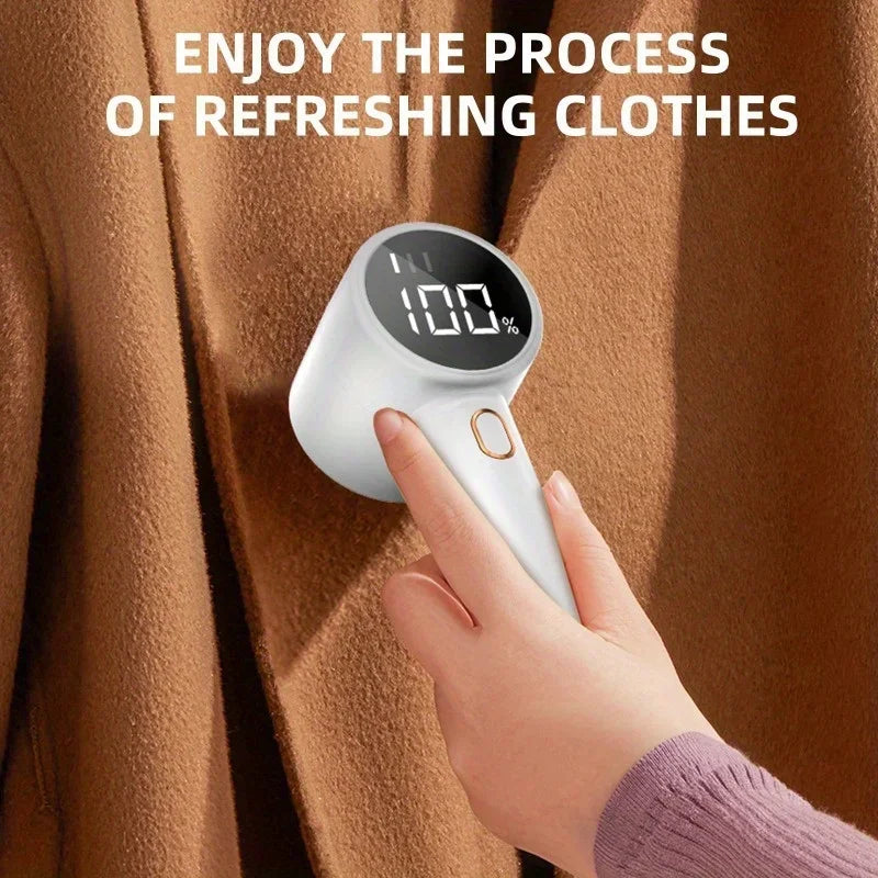 Electric Lint Remover, Fabric Shaver, USB Rechargeable Sweater Shaver, Power Lint Shaver, LED Display ,Fuzz Remover