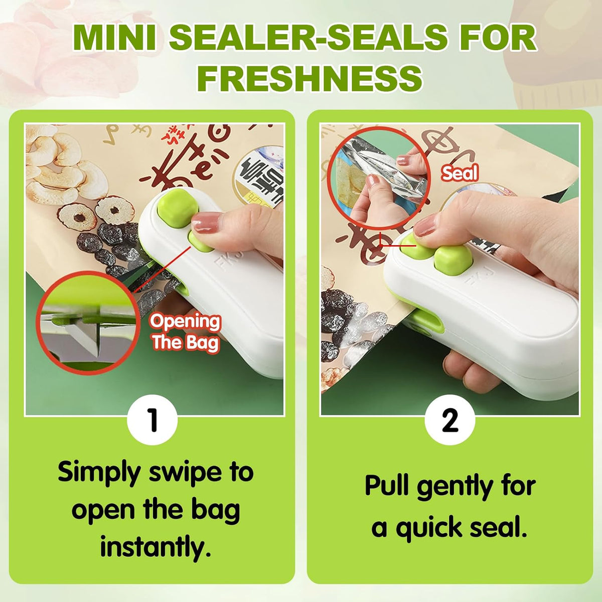 2-in-1 mini bag sealer