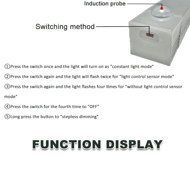 Motion sensor LED light