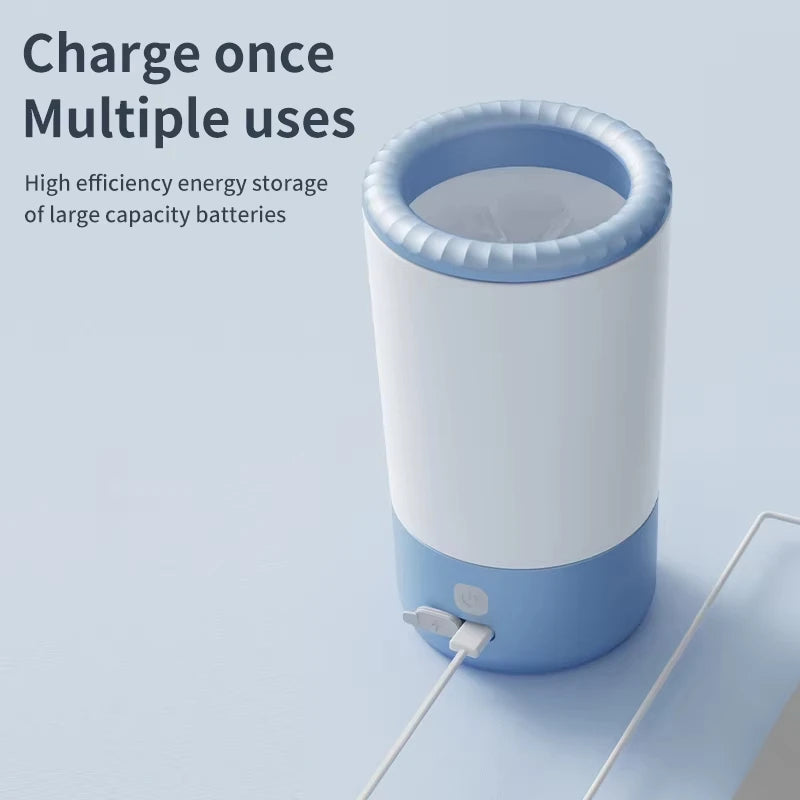 Automatic dog paw cleaner